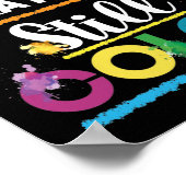 Breken krayons nog steeds kleurenbewustzijn poster (Hoek)