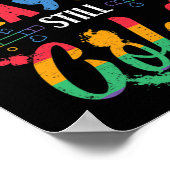 Breken krayons nog steeds kleurenbewustzijn poster (Hoek)