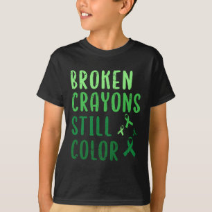 Breken krayons nog steeds kleurenbewustzijn t-shirt