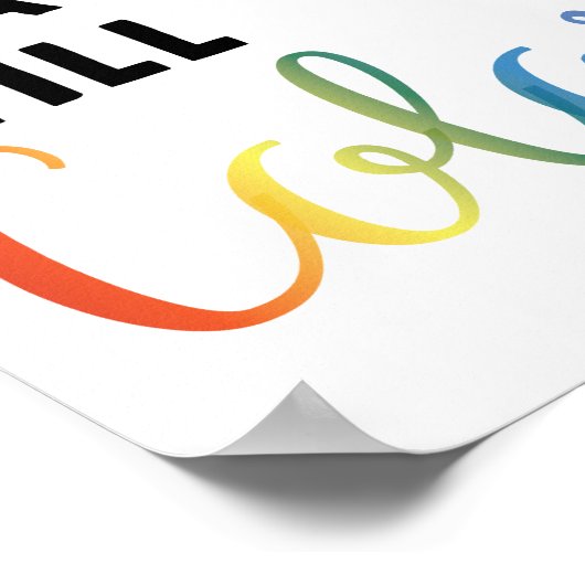 Breken krayons stilstaand Poster voor kleur/wandku (Hoek)