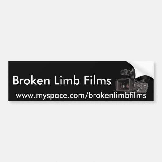 Breken Limb Films Bumpersticker (Voorkant)