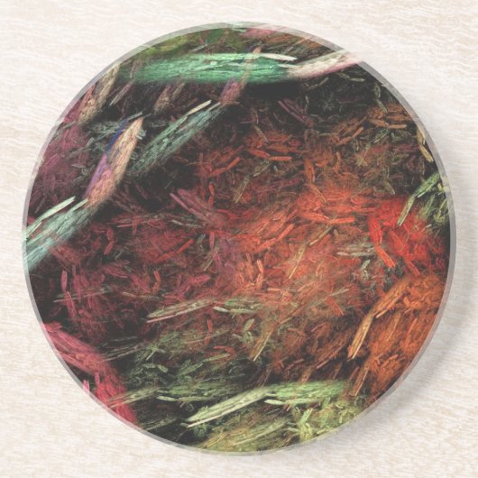 Breken regenboog zandsteen onderzetter (Voorkant)