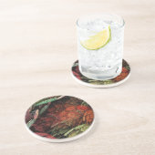 Breken regenboog zandsteen onderzetter (Zijkant)