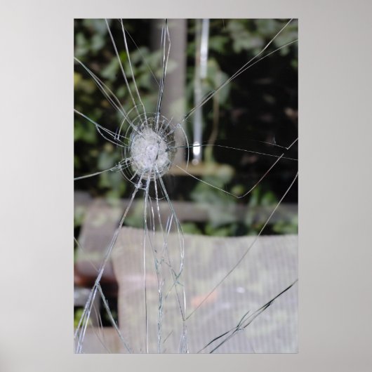 Breken show-venster poster (Voorkant)