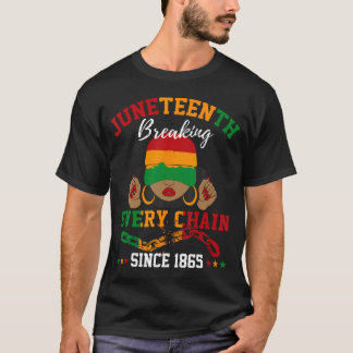 Breken van elke keten sinds 1865 Vrouwen Mannen Ju T-shirt