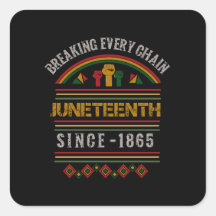 Breken van elke ketting sinds 1865-Juneteenth Desi