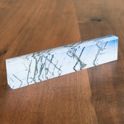 Breken venster naambordje (Zijkant)