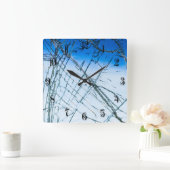 Breken venster vierkante klok (Huis)