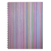 Breken, vlakke televisiescherm, regenboogstrips notitieboek (Voorkant)