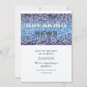 Brekend Nieuws Zwangerschapsaankondiging Aankondiging (Voorkant)