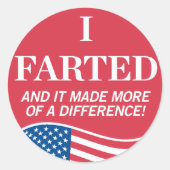 brekende wind over Sticker (Voorkant)