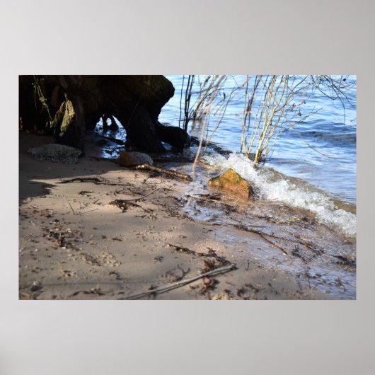 Breker, strandleven poster (Voorkant)
