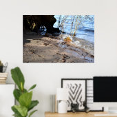 Breker, strandleven poster (Thuiskantoor)