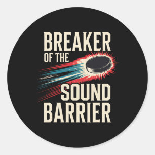 Breker Van De Geluidsbarrière - Hockeyspeler - Gra Ronde Sticker