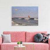 Brekerende golf door Dubovskoy Canvas Afdruk (Insitu (Woonkamer))