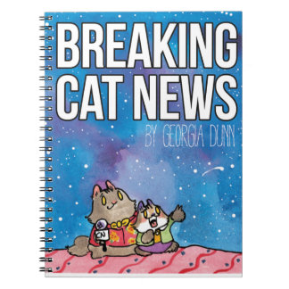 Breking Cat News Sunday Art notitieboek