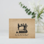 Breknaaimachines voor  naaien briefkaart (Staand voorkant)