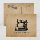 Breknaaimachines voor  naaien briefkaart (Voorkant / Achterkant)