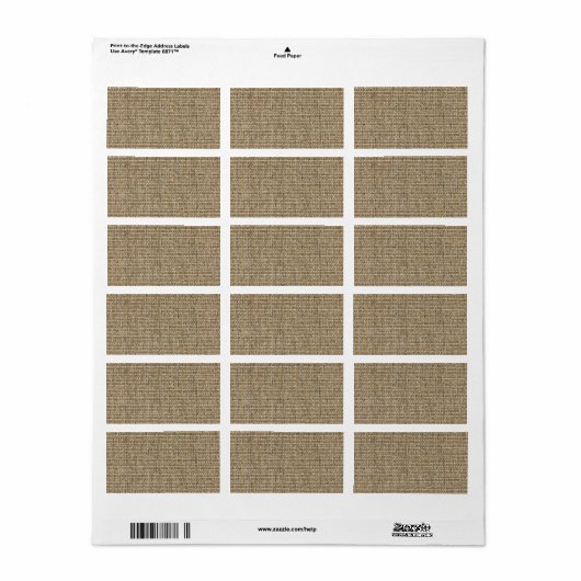 Brekstructuur Etiket (Full Sheet)