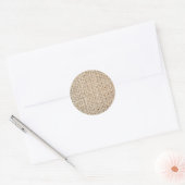 Brekstructuur Ronde Sticker (Envelop)