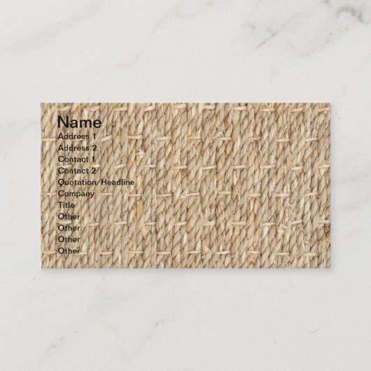 Brekstructuur Visitekaartje (Voorkant)