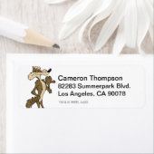 BRELE E. COYOTE™-weergaveprouwe Etiket (Insitu)