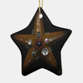 Brell Star 2 Keramisch Ornament (Links)