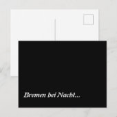 Bremen bei Nacht Briefkaart (Voorkant / Achterkant)