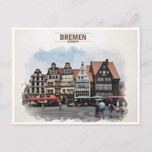  bremen Brême Duitsland Reizen allemagne Briefkaart (Voorkant)