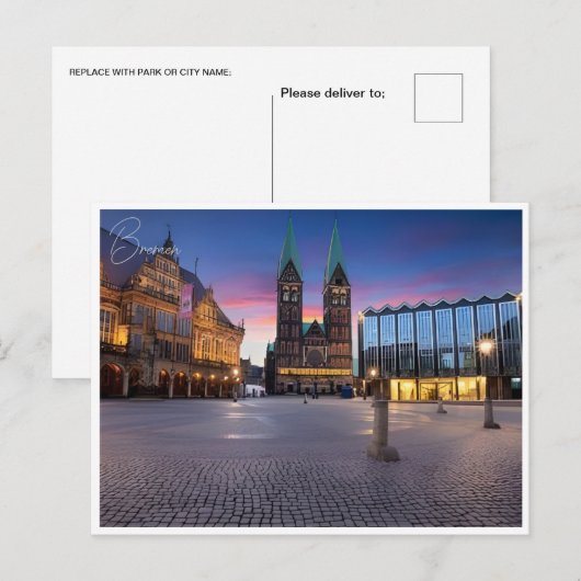  bremen Brême Duitsland Reizen allemagne Briefkaart (Voorkant / Achterkant)