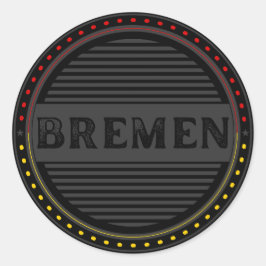 Bremen City Pride Emblem – German Identity Ronde Sticker