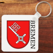 Bremen Coat of Arms Sleutelhanger (Achterkant)