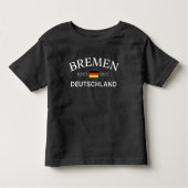 Bremen Deutschland coördineert Duits Kinder Shirts (Voorkant)