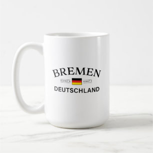 Bremen Deutschland coördineert Duits Koffiemok