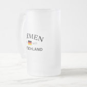 Bremen Deutschland coördineert Duits Matglas Bierpul (Voorkant links)