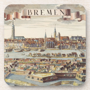 Bremen, Duitsland, 1719 Bier Onderzetter