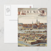 Bremen, Duitsland, 1719 Briefkaart (Voorkant / Achterkant)