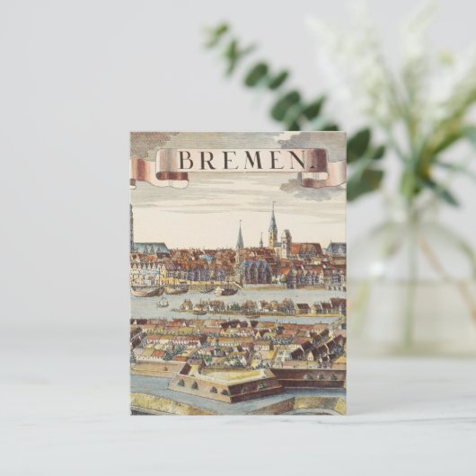 Bremen, Duitsland, 1719 Briefkaart (Staand voorkant)