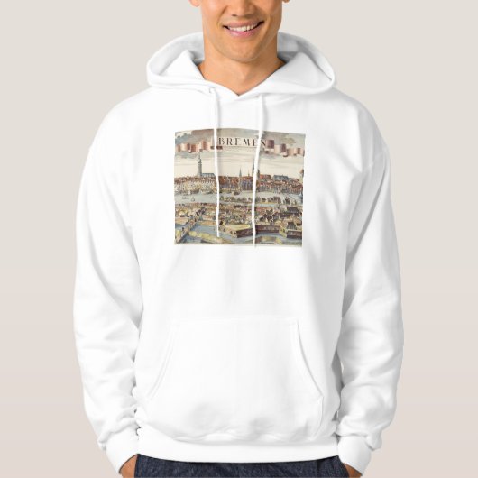 Bremen, Duitsland, 1719 Hoodie (Voorkant)