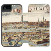Bremen, Duitsland, 1719 Incipio iPhone Portemonnee Hoesje (Agenda Open)