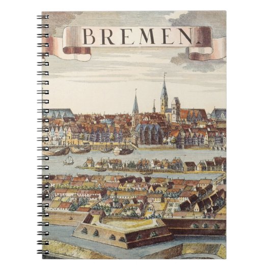 Bremen, Duitsland, 1719 Notitieboek (Voorkant)