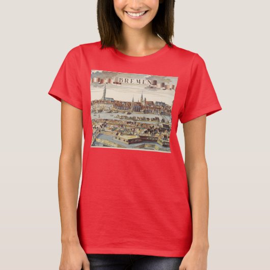 Bremen, Duitsland, 1719 T-shirt (Voorkant)