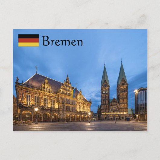 Bremen Duitsland Briefkaart (Voorkant)
