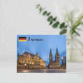 Bremen Duitsland Briefkaart (Staand voorkant)