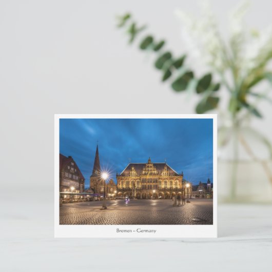 Bremen Duitsland Briefkaart (Staand voorkant)