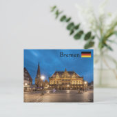 Bremen Duitsland Briefkaart (Staand voorkant)