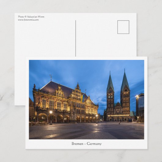 Bremen Duitsland Briefkaart (Voorkant / Achterkant)