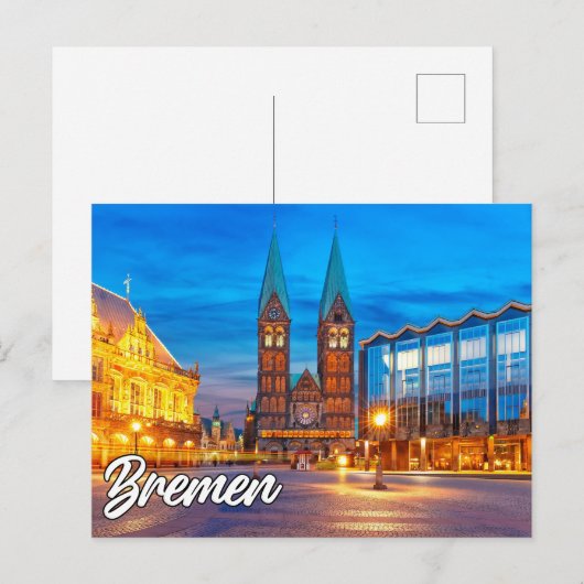Bremen, Duitsland Briefkaart (Voorkant / Achterkant)