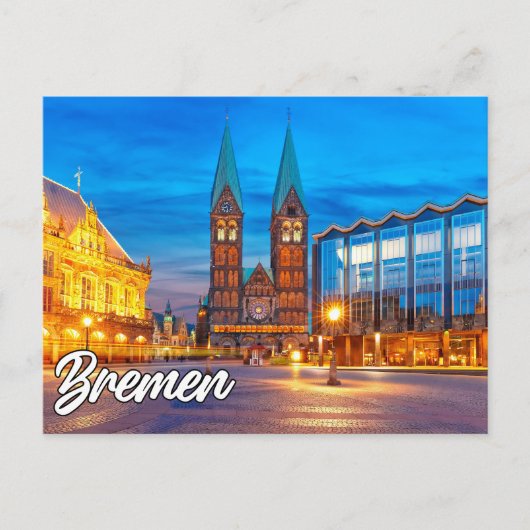 Bremen, Duitsland Briefkaart (Voorkant)