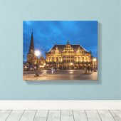 Bremen Duitsland Canvas Afdruk (Insitu (Houten vloer))